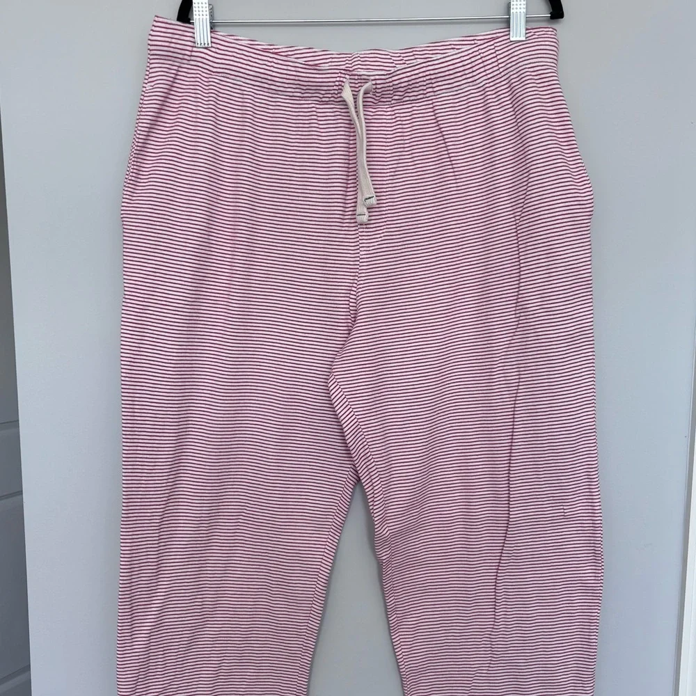 LAKE Pajamas Men’s Red Striped Pajama Pants – Size XL